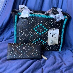 Montana West concealed carry purse with wallet